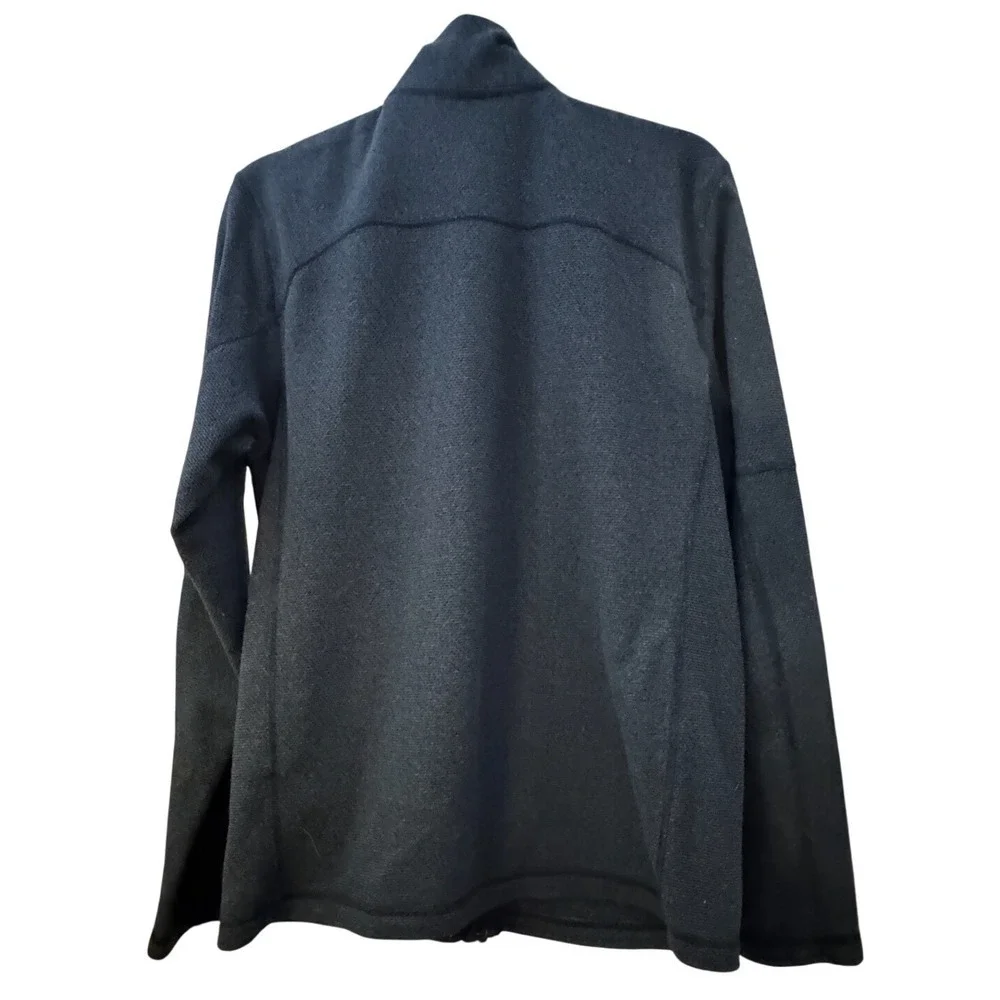 The North‎ Face Mens Fleece Jacket Full Zip Blue Gray Size S/P Soft Outdoors